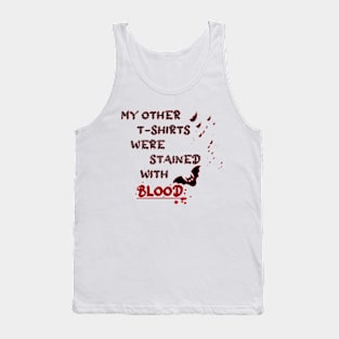 Blood stained Tank Top